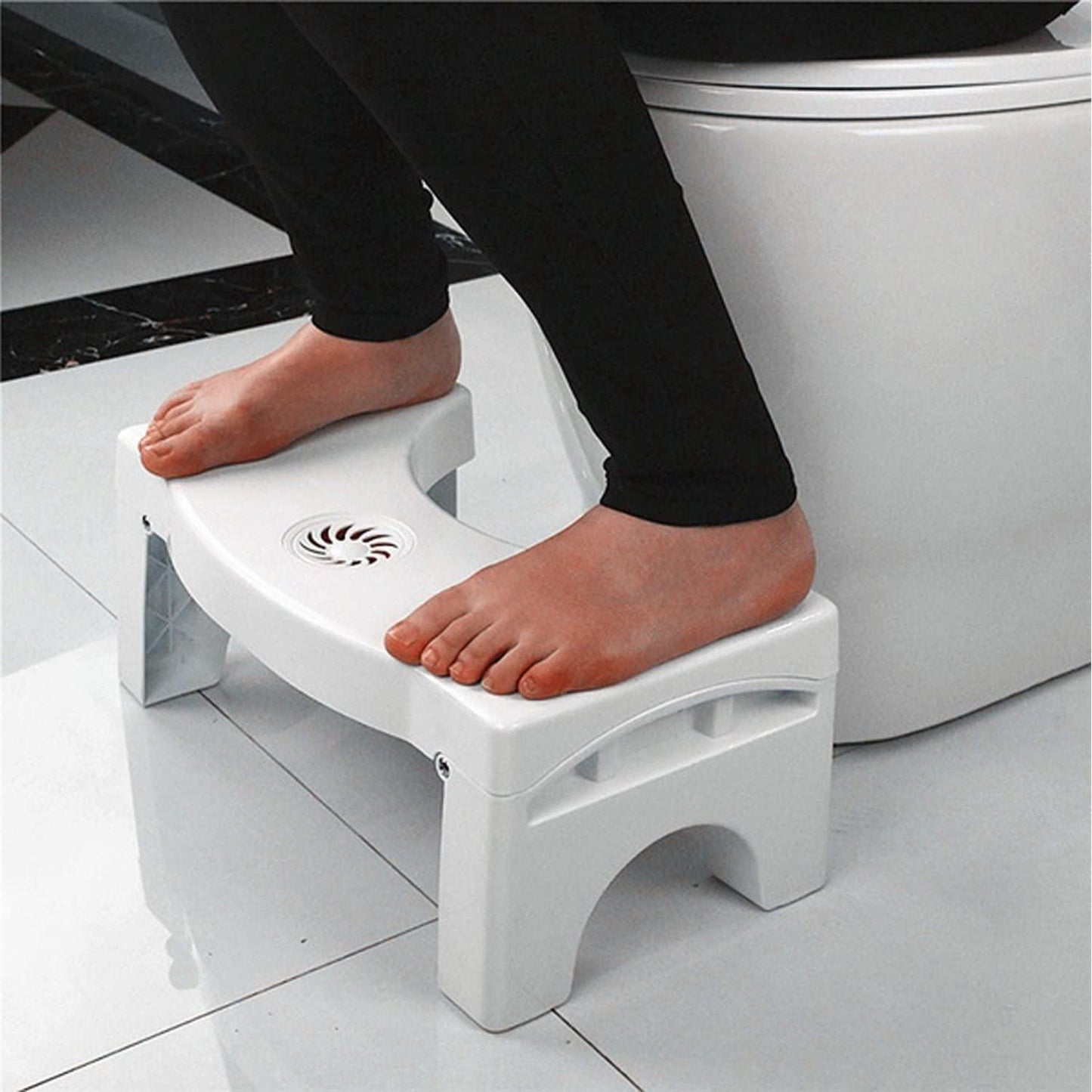 Foldable Anti-Constipation Potty Training Stool with Air Freshener Slot