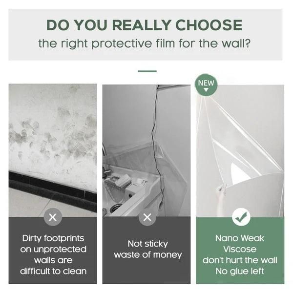 ClearGuard™ Electrostatic Wall Protection Film – Buy 1 Get 1 Free