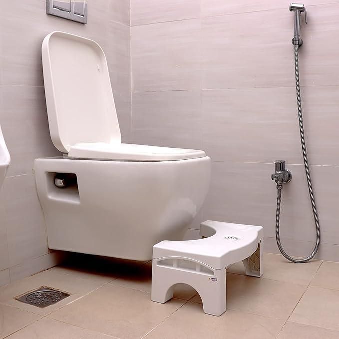 Foldable Anti-Constipation Potty Training Stool with Air Freshener Slot
