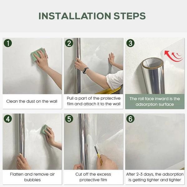 ClearGuard™ Electrostatic Wall Protection Film – Buy 1 Get 1 Free
