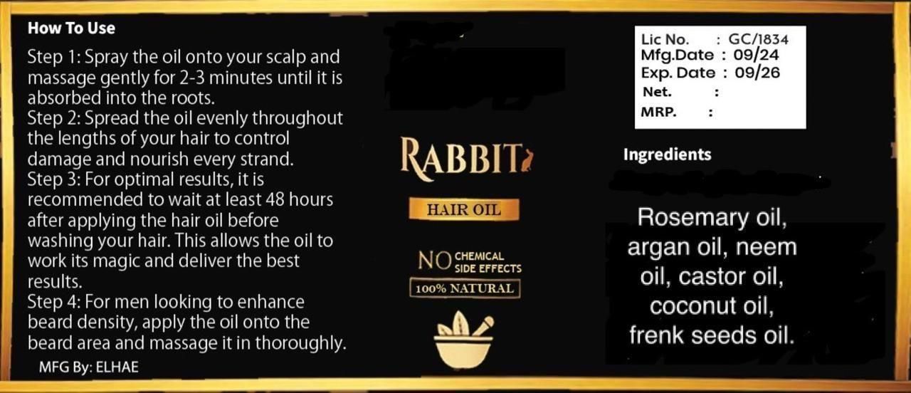 Herbal Essence Rabbit Hair Oil™ (30ml, Pack of 2)