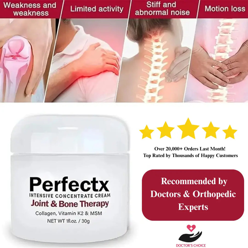 PerfectX Joint & Bone Therapy Cream – Fast Relief, Natural Ingredients (Buy 1 Get 1 Free)