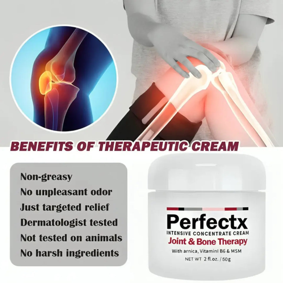 PerfectX Joint & Bone Therapy Cream – Fast Relief, Natural Ingredients (Buy 1 Get 1 Free)