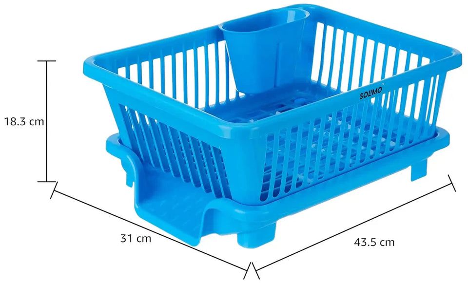 Smart Dish Drying Rack with Drain – Keep Your Kitchen Slab Dry & Organized