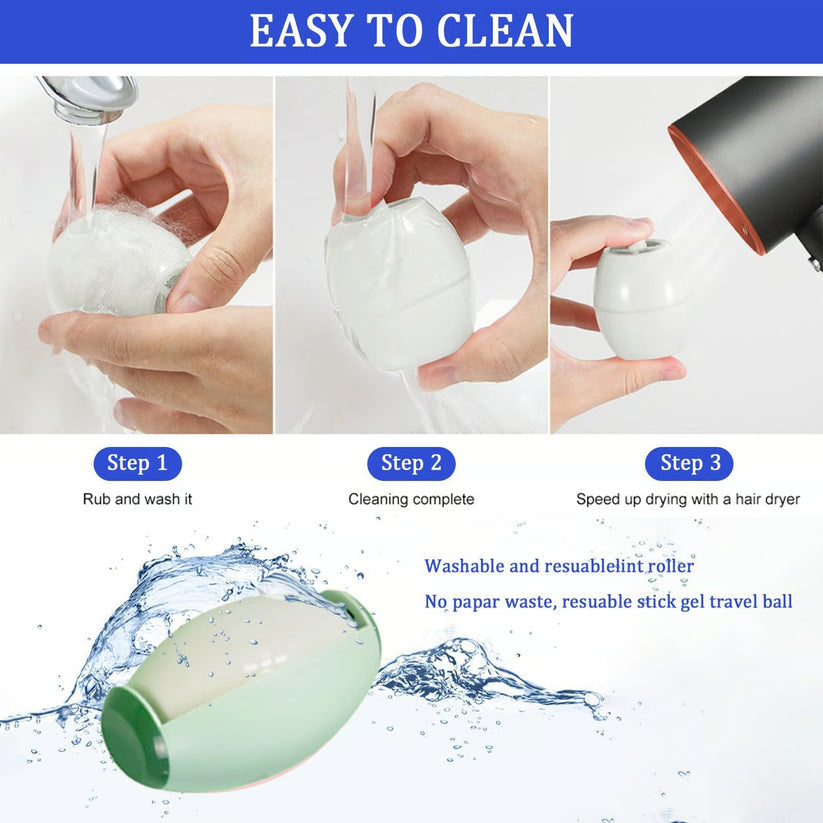SilkyRoll™ Reusable Silicone Lint Remover