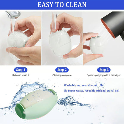 SilkyRoll™ Reusable Silicone Lint Remover