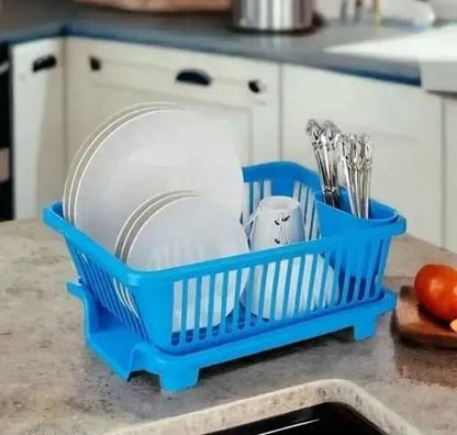 Smart Dish Drying Rack with Drain – Keep Your Kitchen Slab Dry & Organized